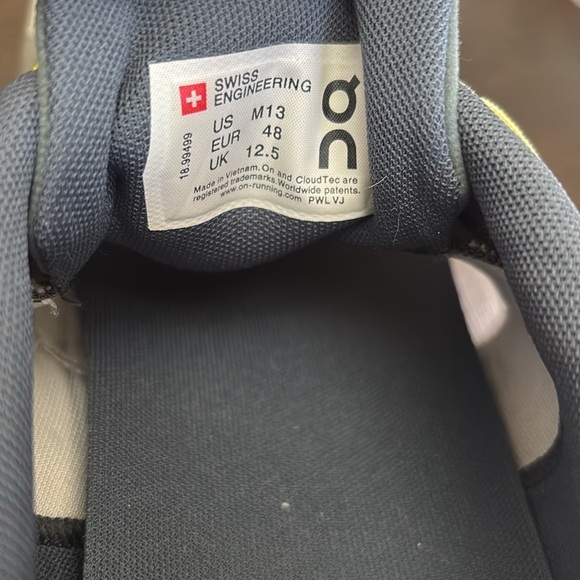 ON with Cloud tec men’s size 13. - Picture 6 of 6